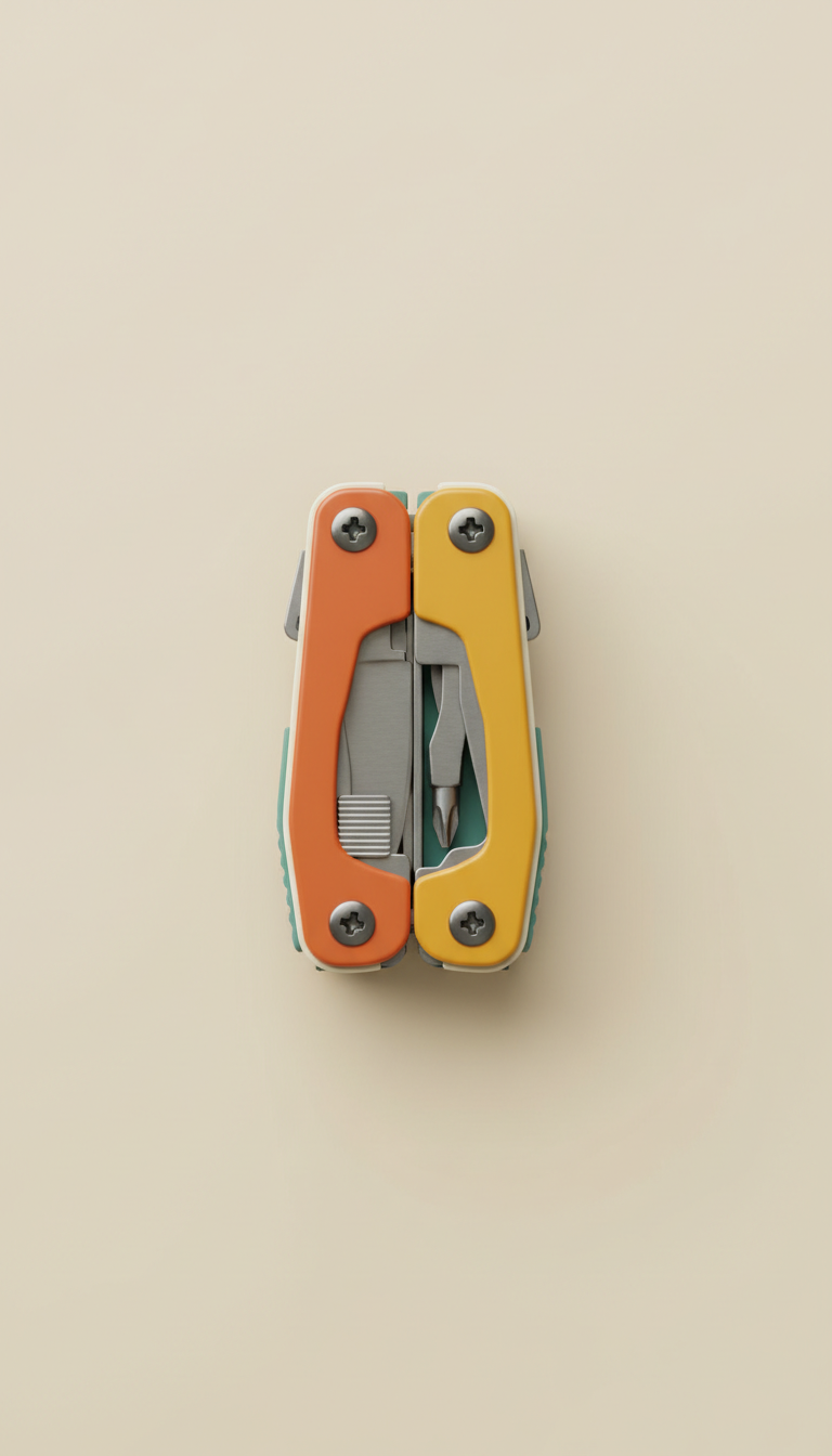 Mini Utility Multitool Stainless Steel
